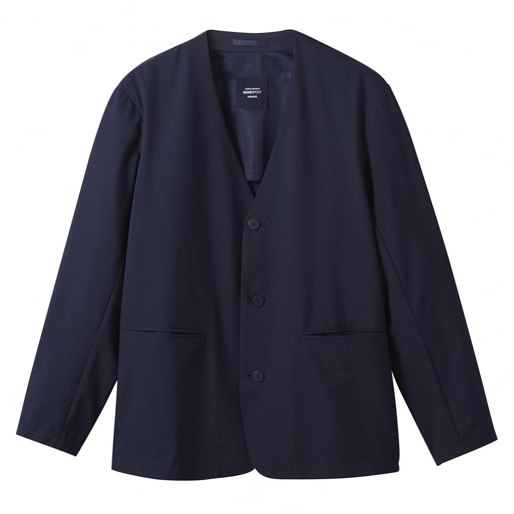 DESCENTE デサント 軽量 春夏用 テーラード ジャケット ネイビー L Amazon | [デサント] アウターウェア THE ONE NO COLOR JACKET